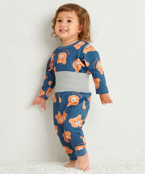 ホットビスケッツ(HOT BISCUITS) 腹巻付き長袖パジャマ