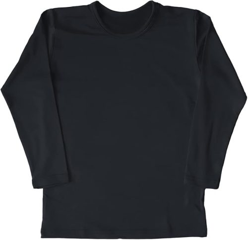 スクログ(SchooLog) 子ども インナー 長袖 男の子 裏起毛 丸首シャツ