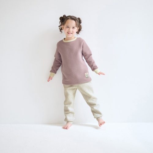 ベルメゾン(BELLE MAISON) 家族でリンクニットキルト綿素材パジャマ