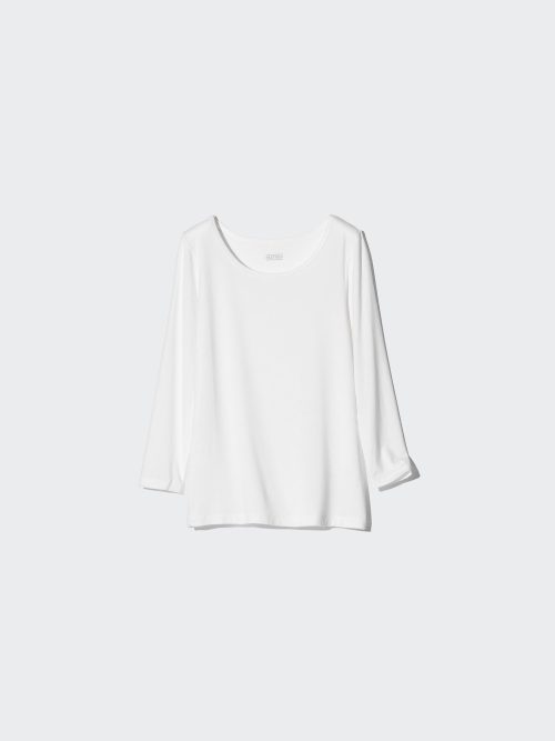 ユニクロ(UNIQLO) ヒートテックUネックTシャツ 9分袖
