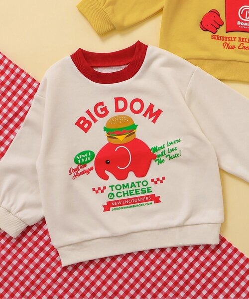 アプレレクール(apres les cours) ドムドムハンバーガー どむぞうくんトレーナー