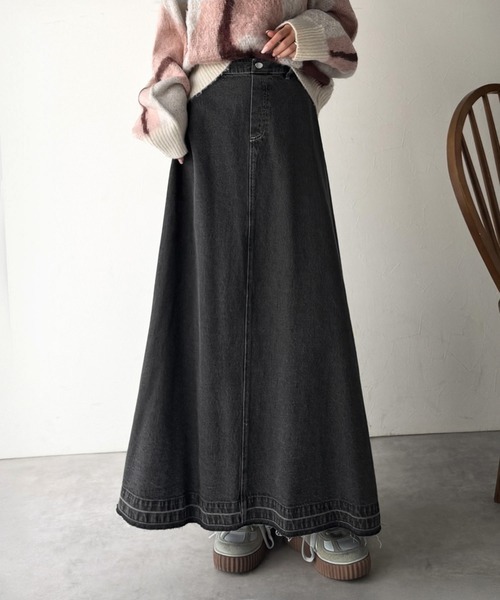 クラシカルエルフ(ClassicalElf) デニムフレアスカート ロング