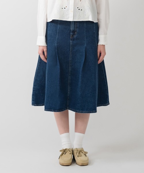 リーバイス(LEVI'S) PLEATED ミニスカート ダークインディゴ