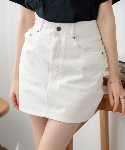 ウィゴー(WEGO) 台形デニムミニスカート