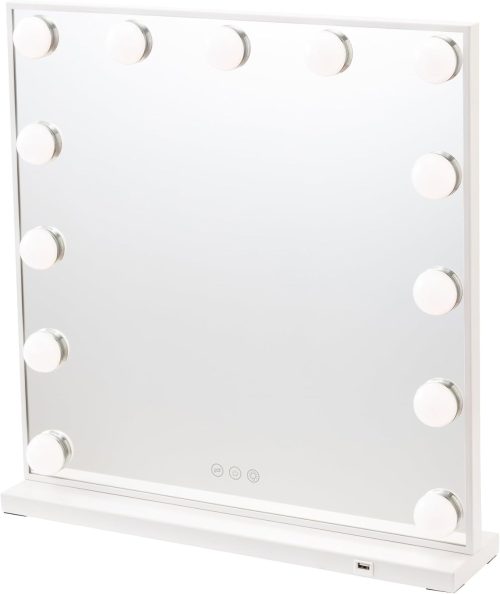 フランフラン(Francfranc) エルドラド ハリウッドミラー 2 ホワイト