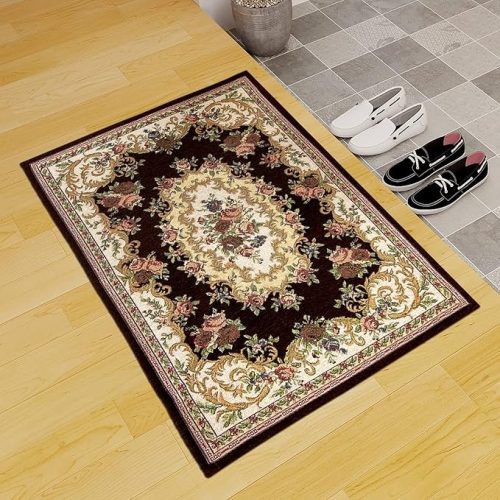 創優会 玄関マット 花柄