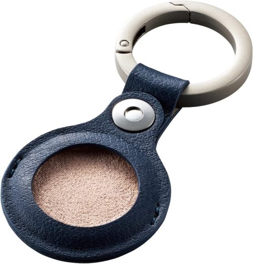 エレコム(ELECOM) MINIO AirTag用 カラビナリングケース AT-MNOLCKNV