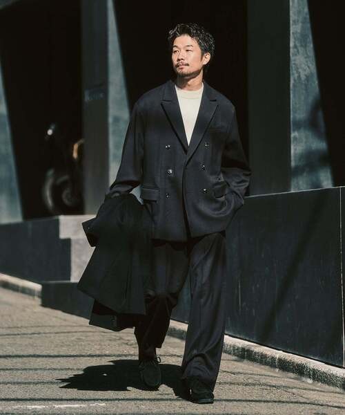 フォーワンセブンエディフィス(417 EDIFICE) T/Rツイル ダブルワイドセットアップ