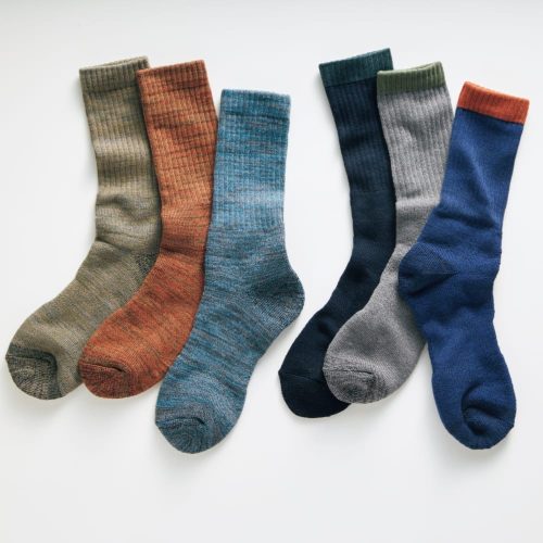 ワークマン(WORKMAN) シン・ホッとする靴下先丸 3足組