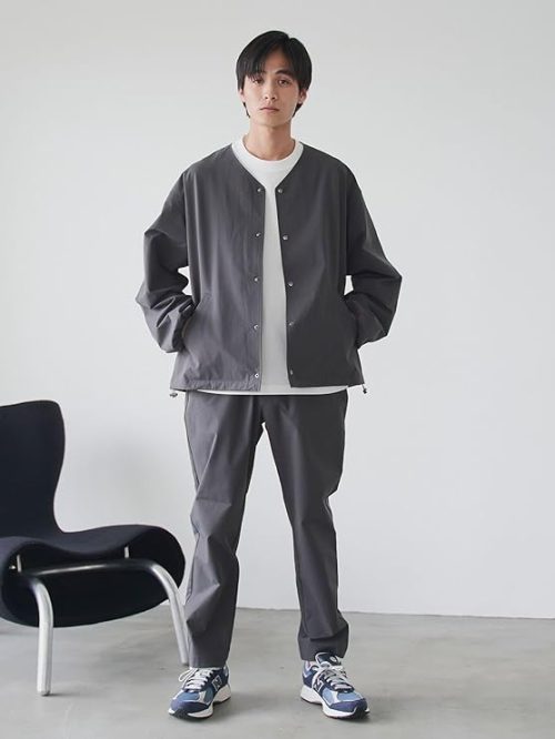 コーエン(coen) ハイカーテックノーカラージャケット/ハイカーテックスリムパンツ