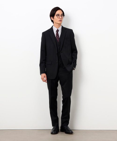 コムサイズム(COMME CA ISM) ポリエステル ウール ギャバ ジャケット/ベスト/パンツ