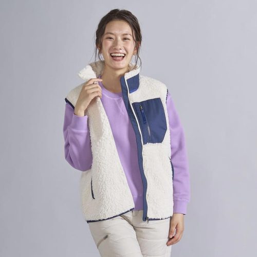 ワークマン(WORKMAN) レディースデタッチャブルボアスタンドジャケット