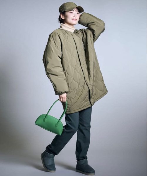 ワークマン(WORKMAN) レディース防風撥水ストレッチキルティングコート