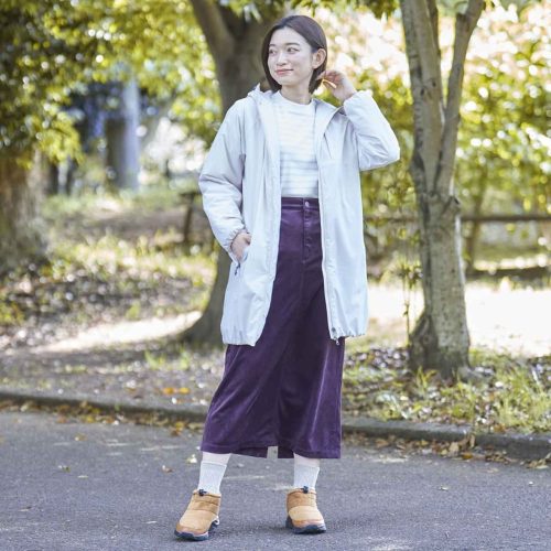 ワークマン(WORKMAN) レディース撥水パデッドロングフーディ