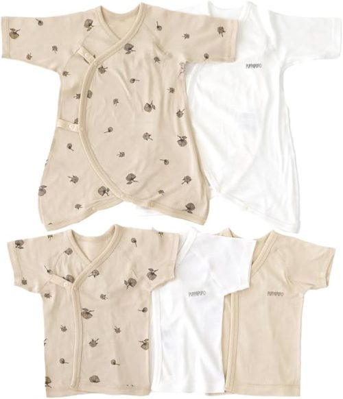 プッパプーポ(PUPPAPUPO) 新生児肌着 5枚組