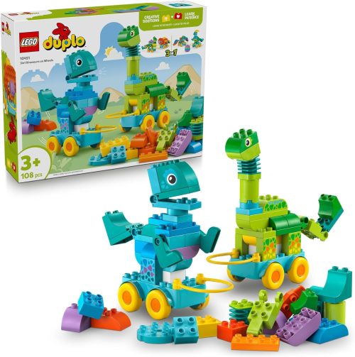 レゴ(LEGO) DUPLO デュプロのまち 3in1 きょうりゅうプルトイ 10451