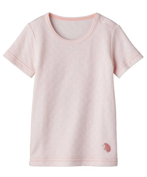 コンビミニ(Combi mini) アンゴラ混 あったか半袖Tシャツ