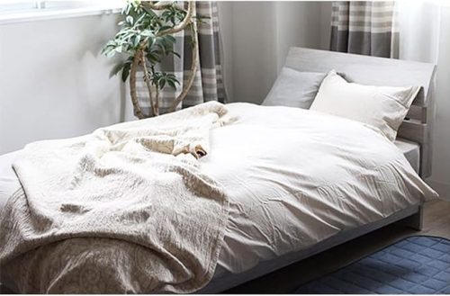 マナベインテリアハーツ 掛け布団カバー コットンリネン 516581