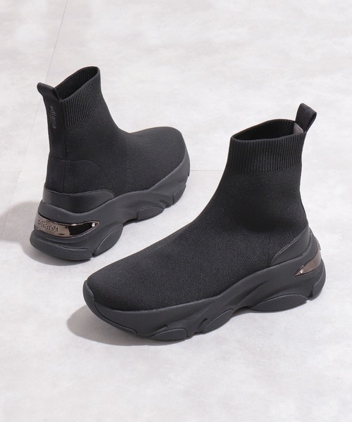 プラスダイアナ(+diana) 軽量ニットソックススニーカー