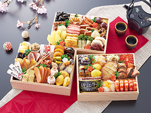 匠本舗 京都祇園料亭岩元監修高級三段重 冠寿