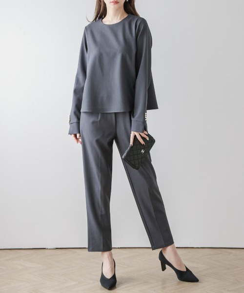 ラジェム(La-gemme) パールブラウスセットアップ