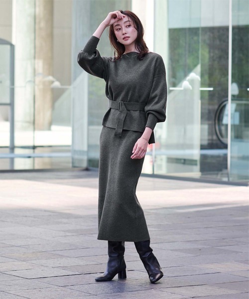 ユアーズ(ur's) ミラノリブニットセットアップ