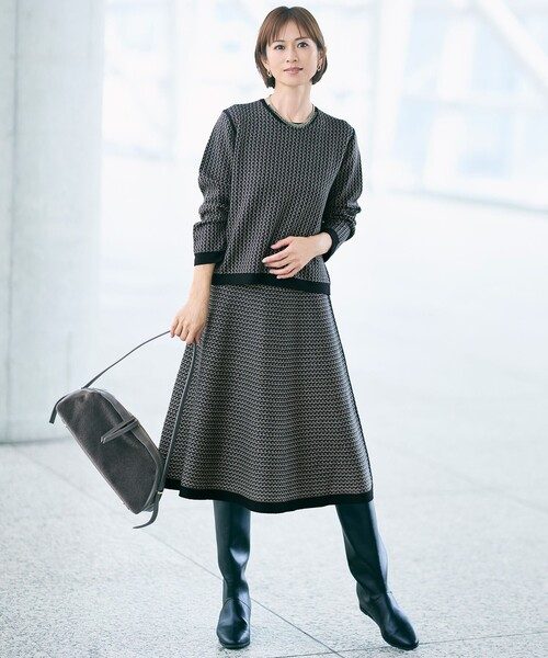 自由区 リバーシブルニット セットアップ