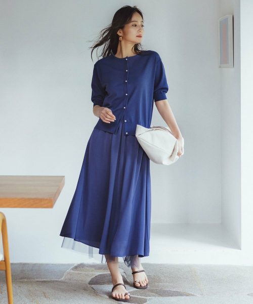 自由区 リバーシブルスカートセットアップ ワンピース