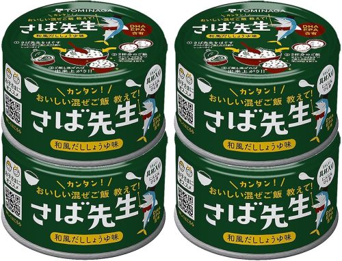 富永貿易(TOMINAGA) さば先生 和風だししょうゆ味 缶詰