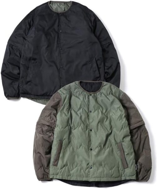 ジムマスター(gym master) soronaＲＶマウンテンキルトノーカラージャケット