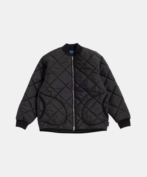 ラベンハム(LAVENHAM) Big Quilt Zipped Bomber Jacket Mens / ビッグ キルト ジップド ボンバー ジャケット