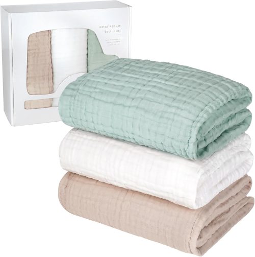 tecopeco ガーゼバスタオル 3枚セット