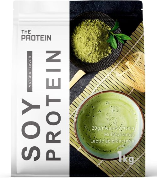 武内製薬 THE PROTEIN 人工甘味料不使用 ソイプロテイン 抹茶風味