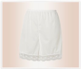 ブライダルインナー トリニティ タップパンツ オフホワイト フルール