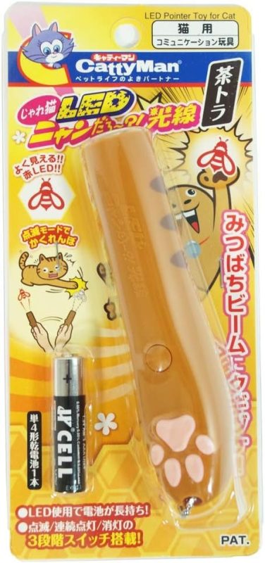 ドギーマン キャティーマン じゃれ猫 LEDニャンだろ～?!光線茶トラ