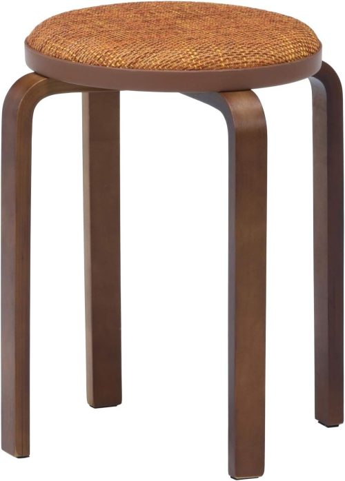 不二貿易 ファブリック曲木スタッキングスツール 14544