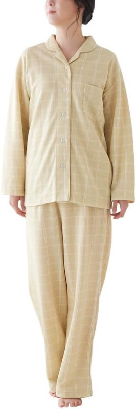 グンゼ(GUNZE) ファイヤーアセドロン 背中保温 ダンニット長袖長パンツ パジャマ