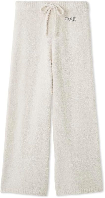 ジェラートピケ(gelato pique) メランジロゴ刺繍ロングパンツ