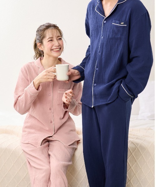 チュチュアンナ(tutuanna) 綿100％ ふんわりやさしいダブルガーゼパジャマ
