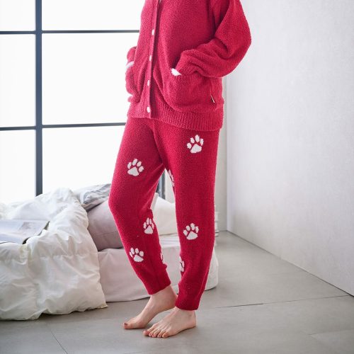 ポール＆ジョー(PAUL ＆ JOE) PAUL ＆ JOE PARIS ランダム猫足跡ジャガード ロングパンツ