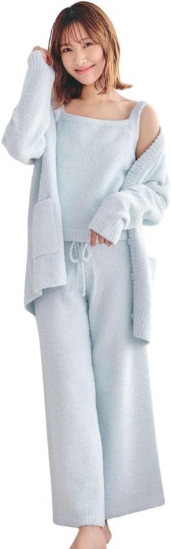 エメフィール(aimerfeel) モールニット 3点セット ルームウェア セットアップ