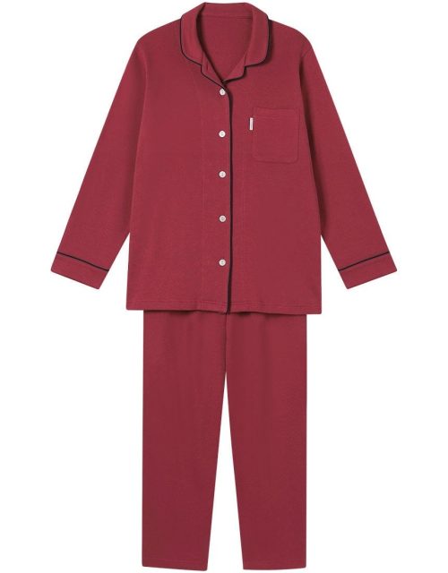 ワコール(Wacoal) 睡眠科学 綿100% あったか 特殊製法の糸でやわらかキープ パジャマ