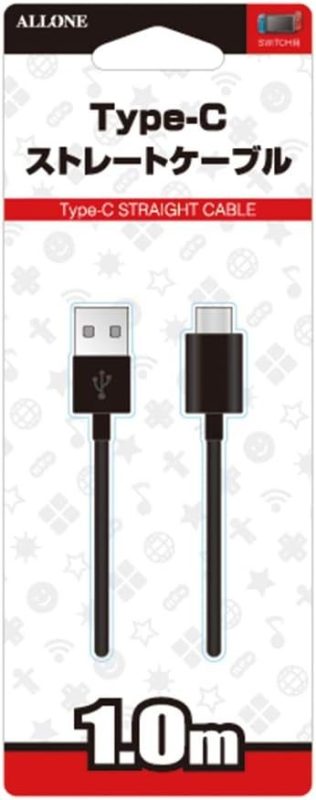 アローン(ALLONE) Switch用Type-Cストレートケーブル ALG-TCTSC1