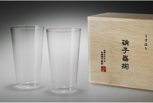 松徳硝子 うすはり タンブラーM 木箱2P