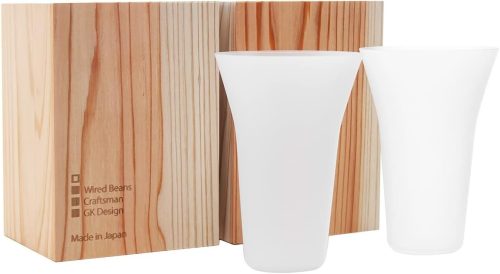 ワイヤードビーンズ(Wired Beans) 生涯を添い遂げるグラス タンブラー240 うす吹き フロスト 2個セット