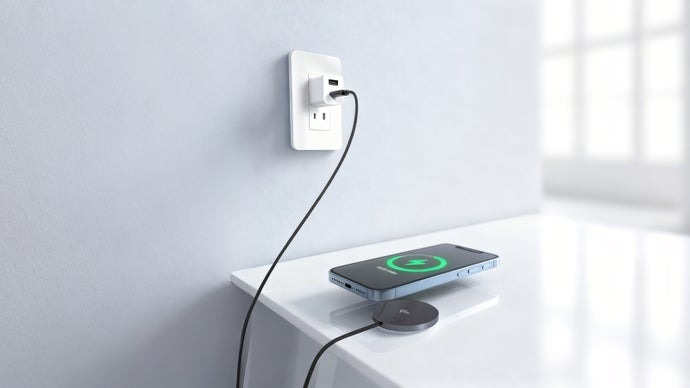 軽量薄型で持ち運びやすい！「ワイヤレス充電器V28」