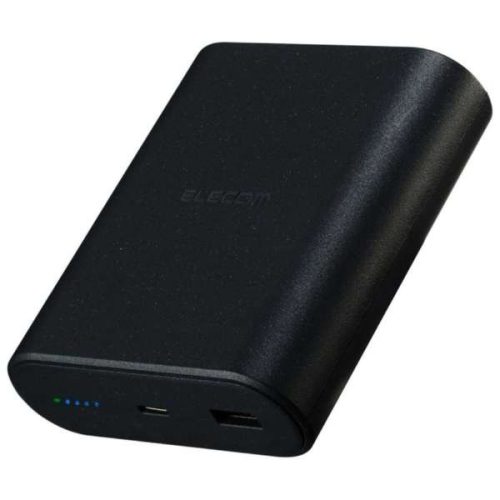 エレコム(ELECOM) ナトリウムイオン電池モバイルバッテリー DE-C55L-9000BK