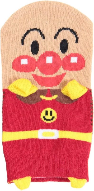 福助(fukuske) 子ども靴下 それいけ！アンパンマン キャラクター パペット
