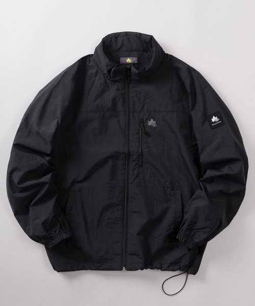 ロゴス(LOGOS) 裏タフタワンポイントロゴスタンドネックナイロンブルゾン