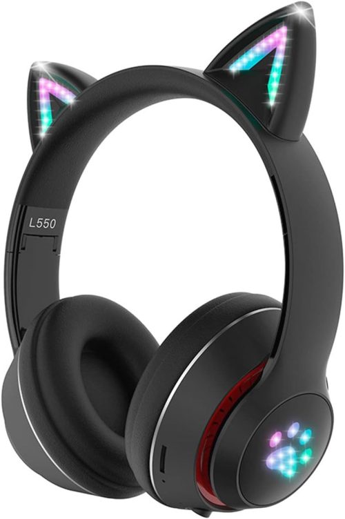 haoyujp 猫耳ブルートゥースヘッドホン